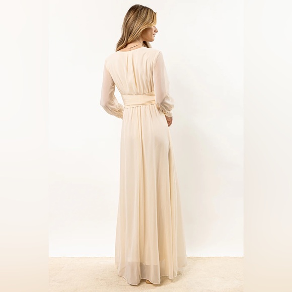 Bohme Veronica Maxi Dress in Cream - Picture 2 of 5